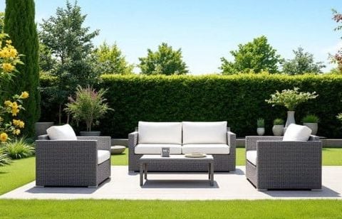 Votre jardin mérite mieux : l’ensemble lounge ODDESUND perd 349€ chez JYSK !
