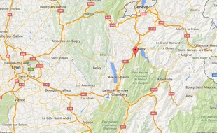 Le pied du massif du Semnoz, près d'Annecy.