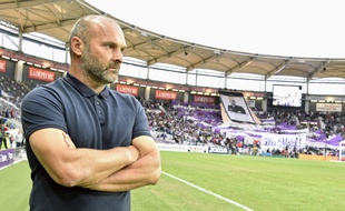 Pascal Dupraz, l'entraîneur du TFC, lors du match de Ligue 1 contre les Girondins de Bordeaux, le 20 août 2016.