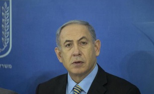 Le Premier ministre israélien Benjamin Netanyahu à Tel Aviv le 10 août 2014