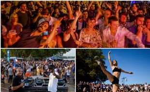Pavillon d'Eté (en haut) revient sur la rive droite pour la deuxième année, tandis que le succès de Dansons sur les quais (en bas) est de plus en plus grand.