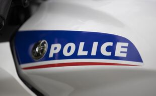 Une moto de la police (illustration)