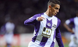 L'attaquant toulousain Wissam Ben yedder, le 27 octobre 2012, contre Brest.