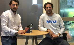 Gaspard Hafner et Pierre Garonnaire sont les deux fondateurs du réseau social MYM