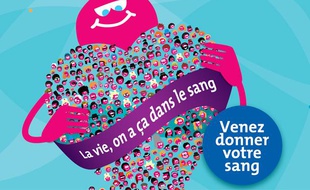 Affiche de la journée mondiale du don du sang 2012.