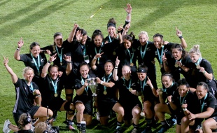 Les joueuses néo-zélandaises à Belfast, le 26 août 2017.