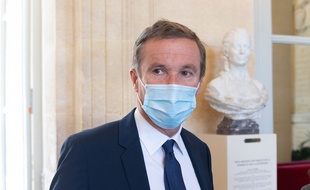 Nicolas Dupont-Aignan à l’Assemblée nationale, le 30 mars 2021.
