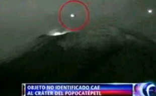 Un objet lumineux a été filmé près du volcan mexicain Popocatepetl, le 31 mai dernier.