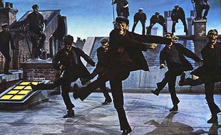 Une scène du film Mary Poppins