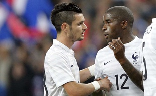 Le joueur de l'équipe de France, Rémy Cabella, pour sa première sélection face à la Norvège, le 27 mai 2014.