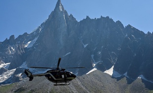 Un hélicoptère de la gendarmerie de haute montage. (illustration)
