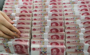 Des billets de cent yuans