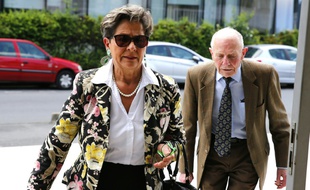 Viviane et Pierre Lambert, les parents de Vincent, à la cour d'appel de Reims le 9 juin 2016