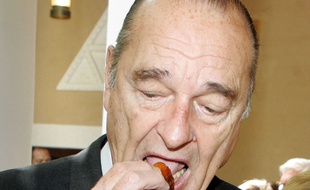 Jacques Chirac, président de la République, à Diriyah près de Riyadh (Arabie Saoudite) le 5 mars 2006.