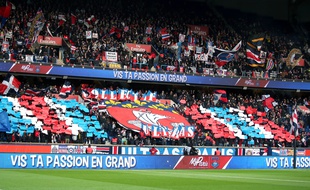 Au Parc des Princes, lors de PSG - Montpellier, le 27 janvier 2018.