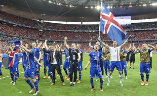 Les Islandais après leur qualification