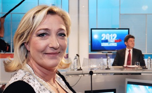 Marine Le Pen face à Jean-Luc Mélenchon (archives).