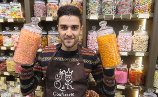 Pour fêter Halloween et l'ouverture de sa boutique à Rennes, Maxime Tait organise une grande chasse aux bonbons.
