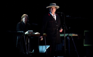 Le musicien Bob Dylan au Byron Bay Bluesfest en 2011
