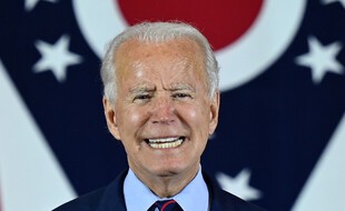 Joe Biden le 12 octobre 2020 lors d'un meeting à Cincinnati dans l'Ohio.
