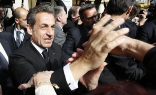 Nicolas Sarkozy le 10 mars 2014 à Nice