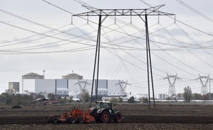 La centrale nucléaire du Blayais (Gironde).