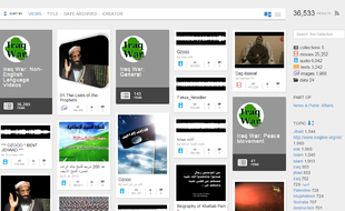 Capture d'écran du site archive.org qui héberge de nombreux contenus djihadiste.