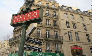La station Saint-Germain le 4 mars 2014