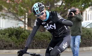 Chris Froome à l'entraînement en décembre dernier à Majorque .