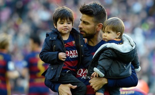 Gerard Pique après le match du Barça contre la Real Sociedad le 28 novembre 2015.