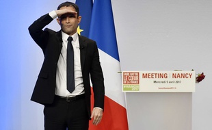Benoit Hamon à Nancy, le 5 avril 2017.