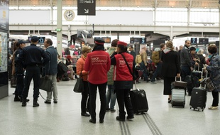 Jour de grève à la SNCF à la gare de Lyon à Paris le 2 juin 2016
