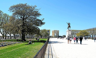 La promenade du Peyrou.