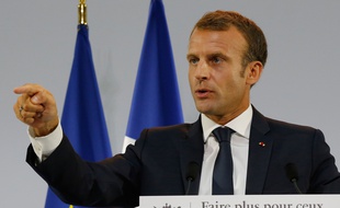 Le président Emmanuel Macron lors de son discours sur la pauvreté jeudi 13 septembre 2018. Mardi 18 septembre, le président fera cette fois des annonces pour transformer notre système de santé.
