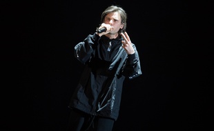 La rappeur Orelsan aux Victoires de la musique, le 9 février 2018.