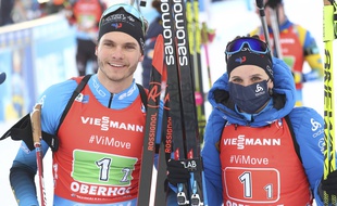 Julia Simon et Emilien Jacquelin vainqueurs à Oberhof