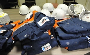 Des tenues de l’aciérie Ascoval dans le Nord.