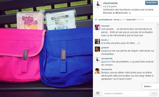 Capture d'écran du compte Docshadok sur Instagram, le 1er septembre 2014.