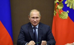 Le président russe Vladimir Poutine, le 11 octobre 2014 à Sotchi