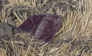 Un passeport retrouvé parmi les débris du crash d'Ethiopian Airlines.