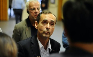 Le maire de Béziers Robert Ménard, proche du Front national, à Toulouse (Haute-Garonne), le 18 mai 2015