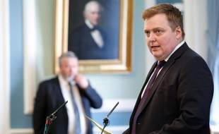 Le Premier ministre islandais Sigmundur David Gunnlaugsson avant sa démission le 4 avril 2016.