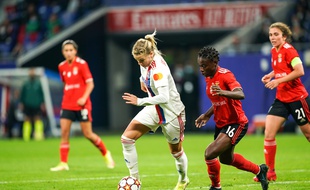Ada Hegerberg, ici la semaine passée lors de son retour au Parc OL, en Ligue des champions contre Benfica (5-0)