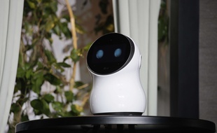 CLOi, le petit robot de LG, a connu des ratés au CES, le 8 janvier 2017.