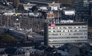 Vue de la gare SNCF de Nantes