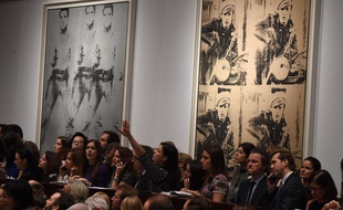 Deux portraits sérigraphiés d'Elvis Presley et de Marlon Brando vendus 150 millions de dollars de New York