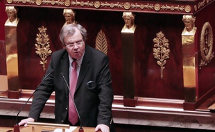 Alain Tourret, le député sortant du Calvados à l'Assemblée Nationale le 12 février 2013.