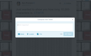 Illustration d'un tweet.