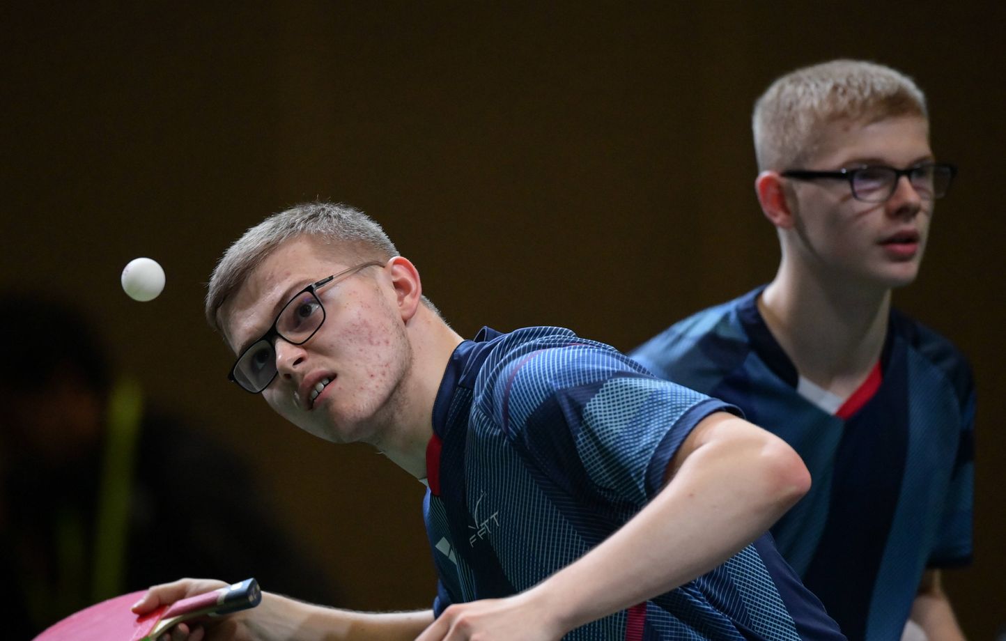 Alexis et Félix Lebrun le 24 mai 2023 aux championnats du monde à Durban, en Afrique du Sud. 