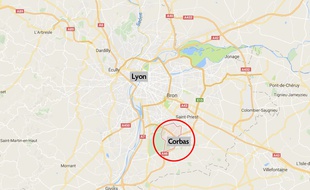 La commune de Corbas, près de Lyon.